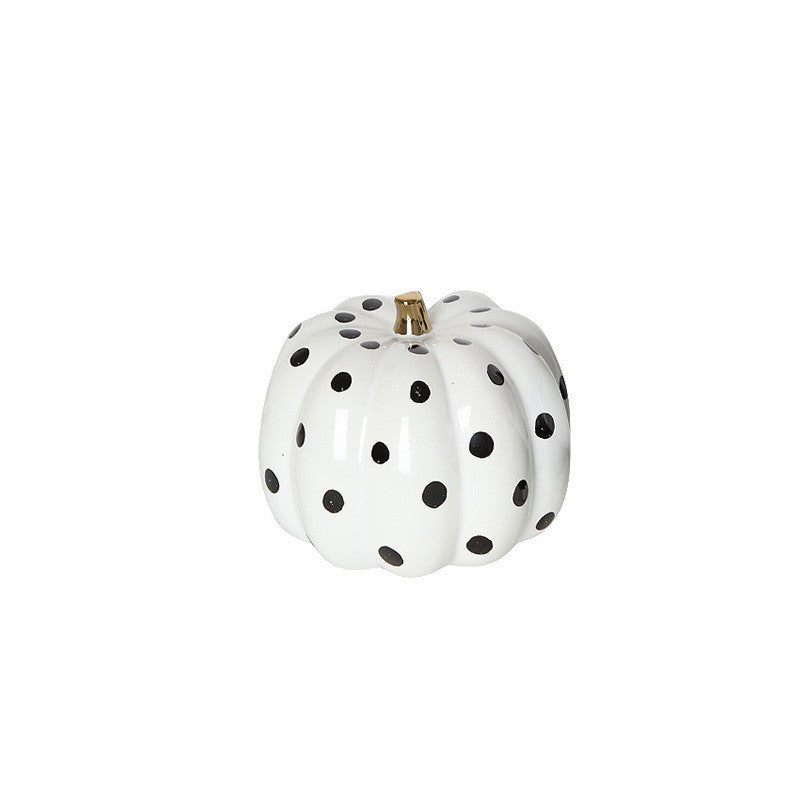 Decal Plating Ceramic Pumpkin Decoration