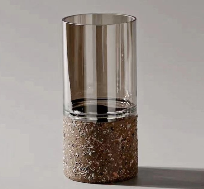 Nordic Modern Luxury Tinted Glass Vase