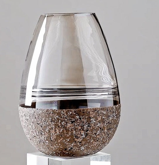 Nordic Modern Luxury Tinted Glass Vase