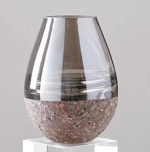 Nordic Modern Luxury Tinted Glass Vase