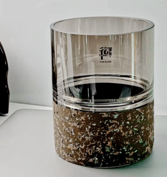 Nordic Modern Luxury Tinted Glass Vase